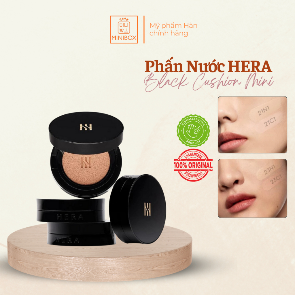 (BILL HÀN) Phấn Nước HERA Black Cushion Mini SPF34/PA++ 5g
