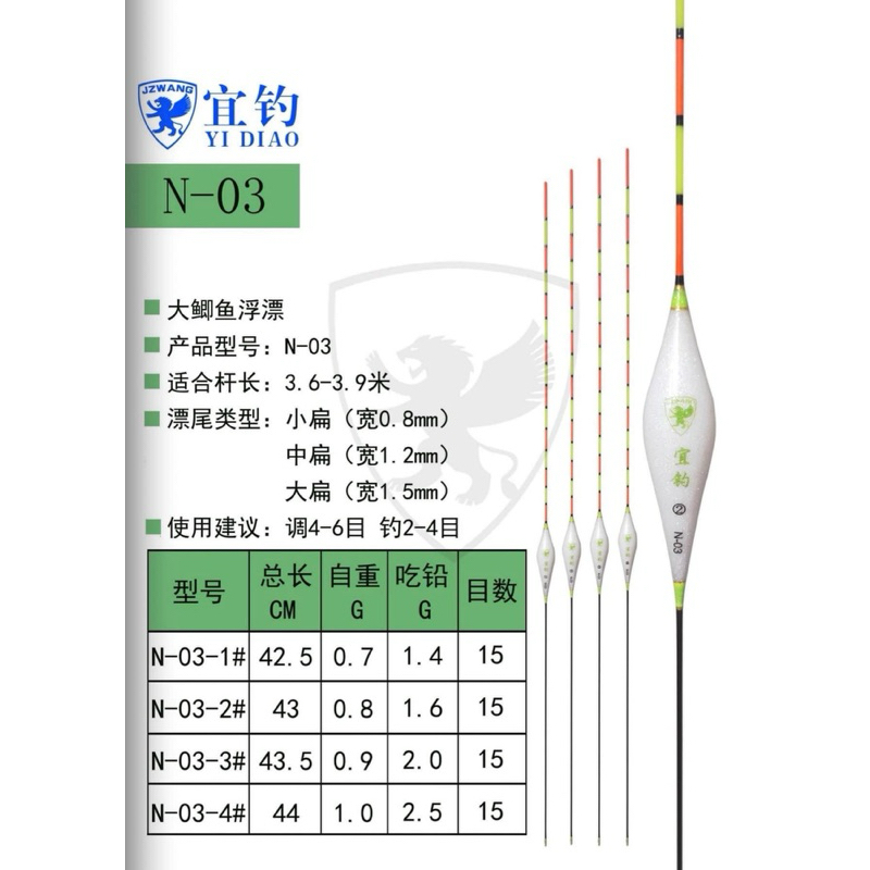 Phao Jzwang Nghi Điếu N03 tăm dẹp to sáng