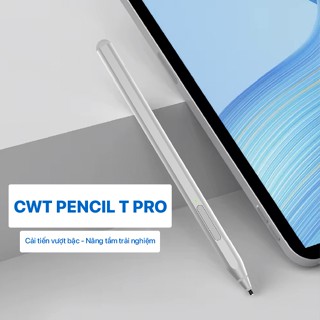 Bút cảm ứng C W T CHILL WITH TATTY PENCIL TPRO dùng cho laptop cảm ứng,surface có chống tì đè,cảm ứng nét nghiêng,nhạy