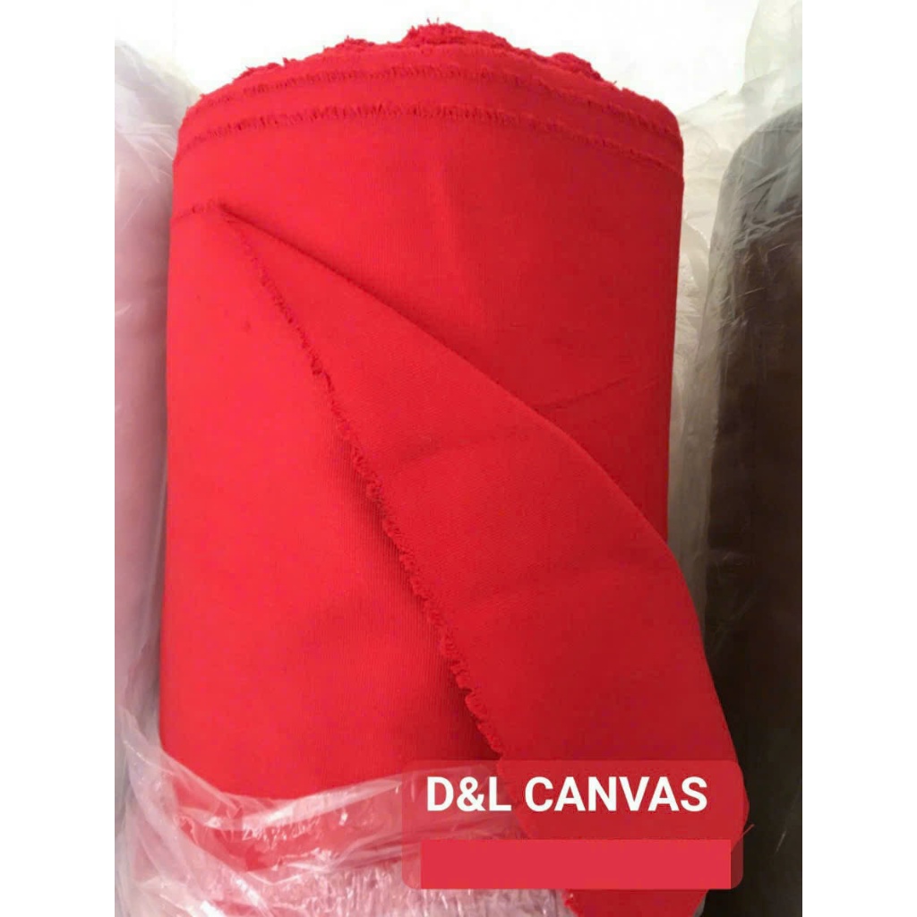 Vải bố canvas màu đỏ khổ 1m6