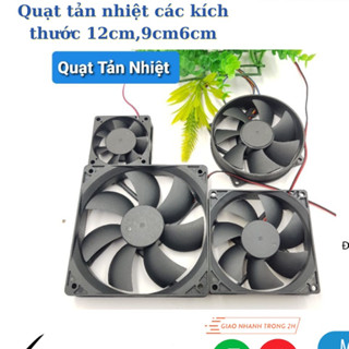 Quạt Tản Nhiệt Brushless 12V 3000RPM Các Kích Thước  12CM 9CM 6CM Quạt Thổi Nhiệt Hút Mùi PC - ShopLinhKienM2M