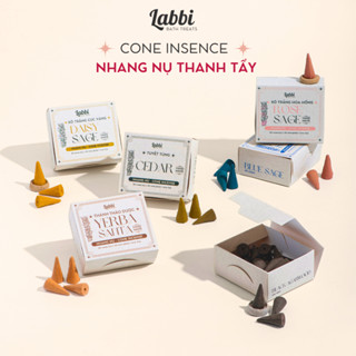 Nhang nụ thanh tẩy TỔNG HỢP [Labbi] Mang năng lượng tích cực/ Cone incense