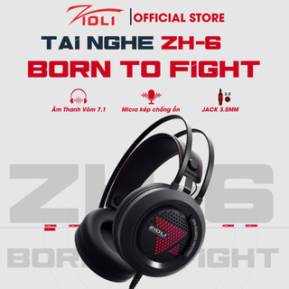   HÀNG CHÍNH HÃNG  Tai nghe chơi game ZIDLI ZH6-3.5mm Pro B Tray NoBox - Born to Fight - BEST SELLER  - TAI NGHE QUỐC DÂN 