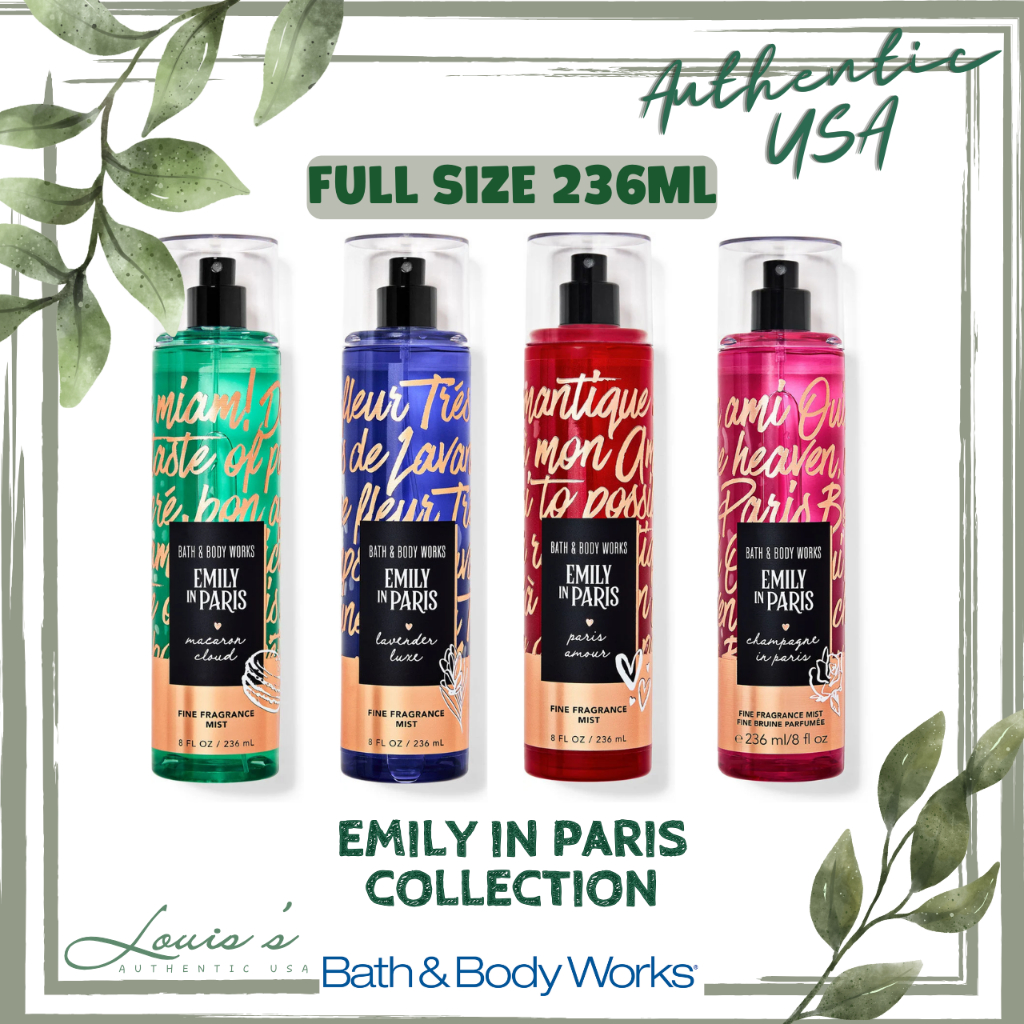 [ FULL ] EMILY IN PARIS | LAVENDER LUXE MACARON CLOUD AMOUR  - Body mist Xịt thơm Bath & Body Works
