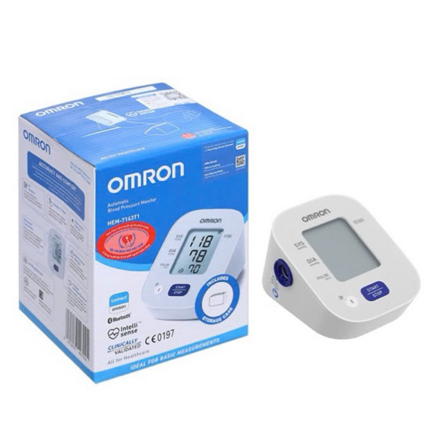 Máy đo huyết áp bắp tay tự động Omron HEM-7143T1