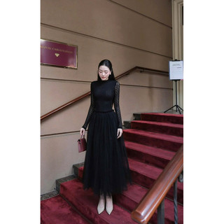 Đầm maxi trắng dài tầng(Sẵn tại shop )