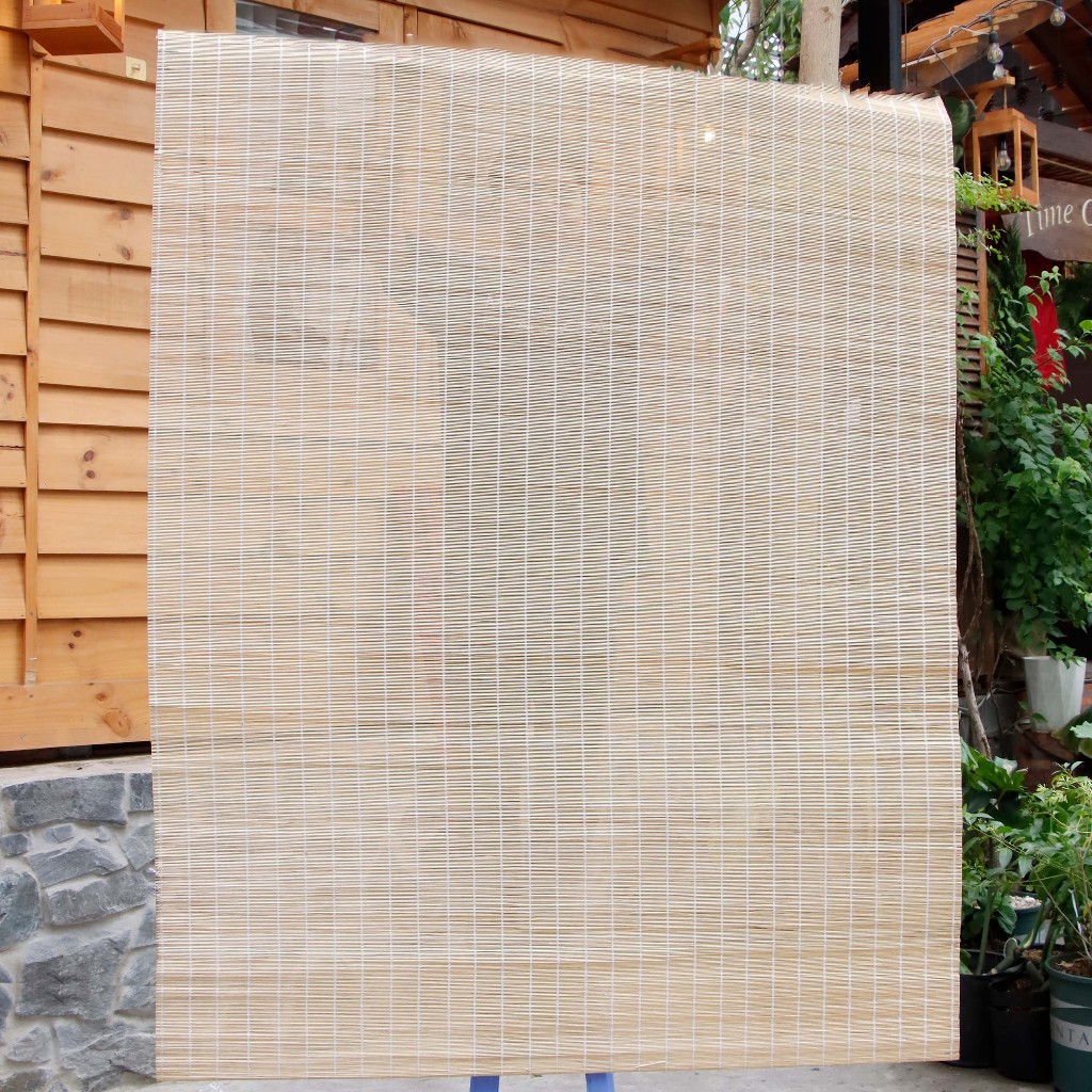 Mành tăm chỉ, tăm tre nhỏ mảnh dùng trang trí làm phông nền decor tết size lớn