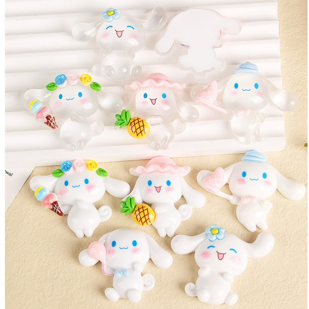 Charm, Sticker, Jibitz Gắn Dép Hình Cinna, Chó Xinh Xắn Trang Trí DIY, Crocs