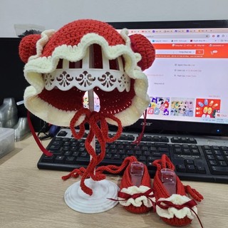 (Nhiều mẫu) Mũ len thêu tên cho bé