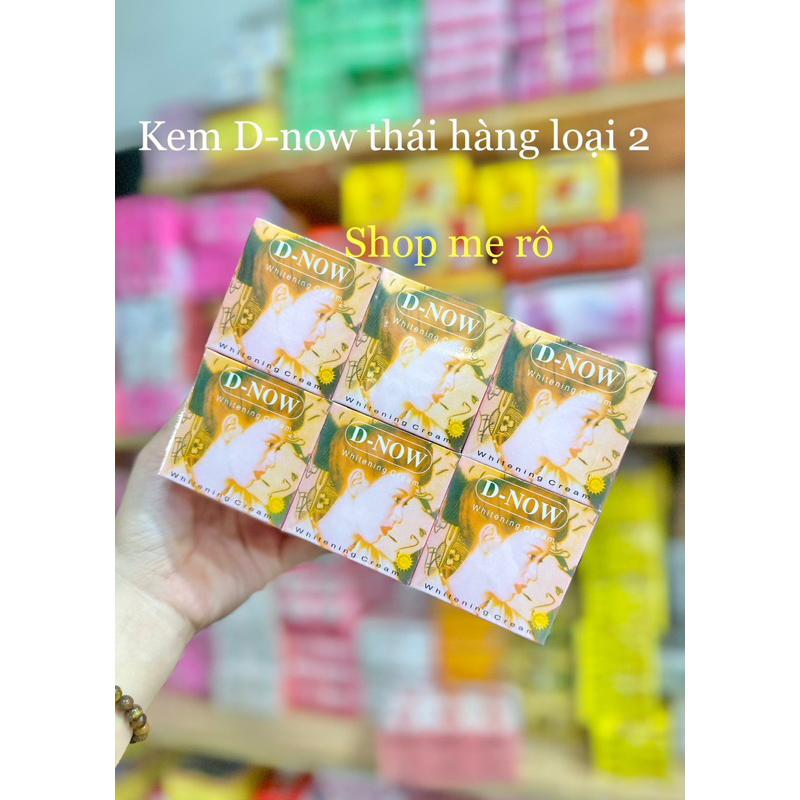 combo 6 hủ kem d-now hủ 4,5g dưỡng trắng da chi chi (hàng việt nam)