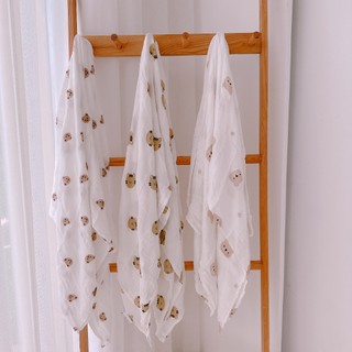 Khăn sợi tre mềm mịn khổ 120cm cho bé