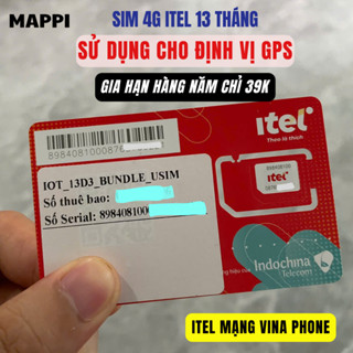 Sim mạng 1 năm sử dụng cho định vị gps, sim itel sóng vina phủ toàn quốc