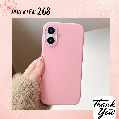 Ốp Lưng Điện Thoại Màu Hồng Pastel / Ốp Chống Bẩn ip 11 12 13 14 15 16 17 pro plus promax [cb baby]