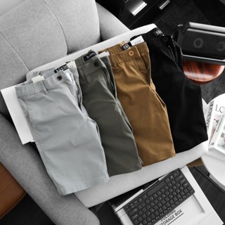 Quần short kaki nam co giãn - Short lưng thun tiện dụng - SHORT KK02