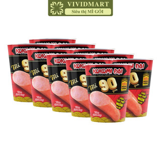   SET10LY -MASAN- Mì ly Kokomi Đại 90 Tôm chua cay  có cây thịt  Mì ly Tôm chua cay Kokomi Đại 90 Mì Kokomi 90g 90g ly 