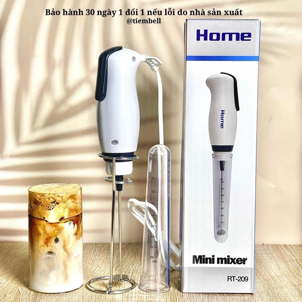 Máy tạo bọt cà phê, sữa, đánh trứng HOME cắm điện trực tiếp 220V