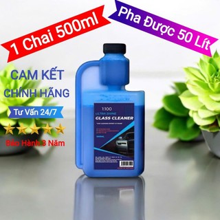   GIẢM GIÁ Nước Rửa Kính Ô Tô Glass Cleaner Chính Hãng Chai 500ml,Tỉ Lệ Pha 1:100,Siêu Tiết Kiệm,Siêu Sáng Bóng 