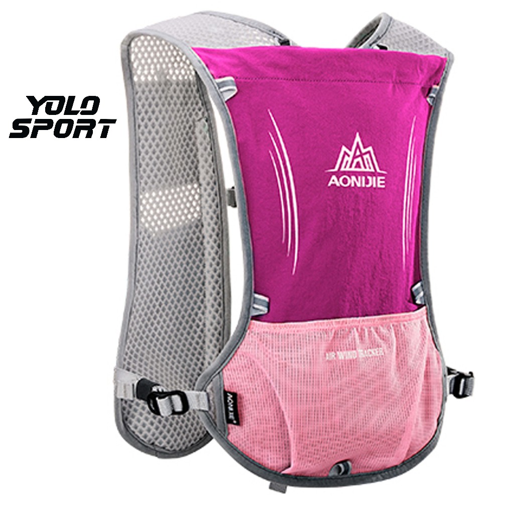 Vest Nước Chạy Bộ Marathon Đạp Xe Trekking Thể Thao Aonijie E913S Balo Thể Thao Có Túi Điện Thoại Du