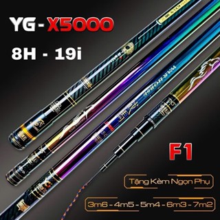 Cần Câu YG X5000 F1 8H Chuyên săn hàng tải cá lớn tặng kèm ngọn phụ