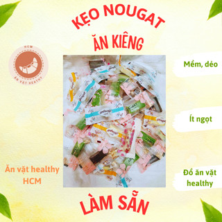 Kẹo Nougat Ít Calo Dành Cho Người Ăn Kiêng Thích Vị Ngọt Nhẹ Mềm Dẻo Đồ Ăn Vặt Healthy HCM.