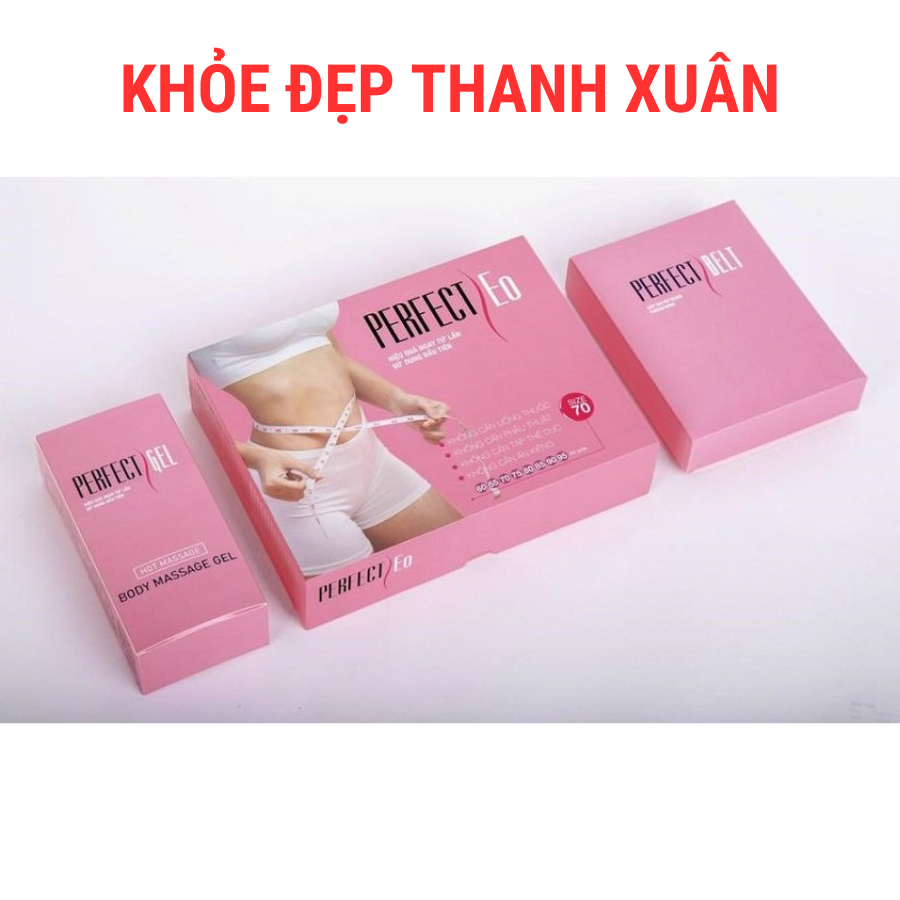 Perfect Eo Gel & Perfect Eo Belt – 3 đai nịt bụng và kem – 200gr/tuýp