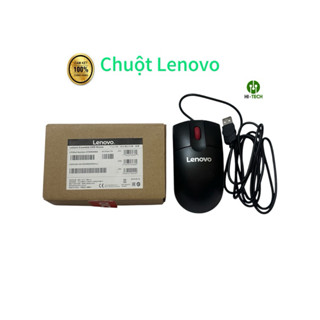 Chuột laptop, chuột máy tính có dây Lenovo/Dell/HP Nhẹ, Nhạy, Màu Đen - Hàng chính hãng