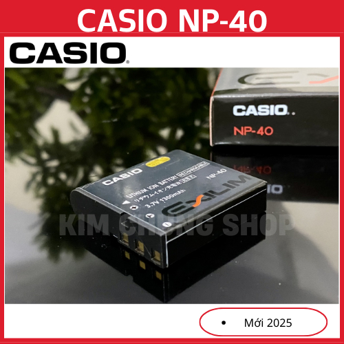 Pin Lithium Casio NP-40 cho  Ex-450 EX-FC100 EX-FC150 EX-P505 EX-P600 EX-P700 EX-Z100 EX-Z1000 Ex-z1050.