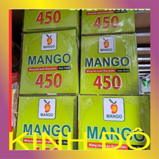 1 hộp màng bọc thực phẩm mã 450v - loại tốt, dao cắt được lắp sẵn bên ngoài hộp