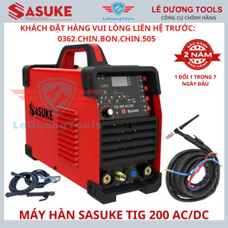 Máy Hàn Tig Nhôm Sasuke - Kenmax TIG200 AC/DC - Máy Hàn Tig Xung Chuyên Nghiệp
