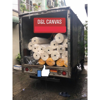 Vải Bố Canvas Màu Đỏ - Khổ 1m6 ( May Túi Xách )