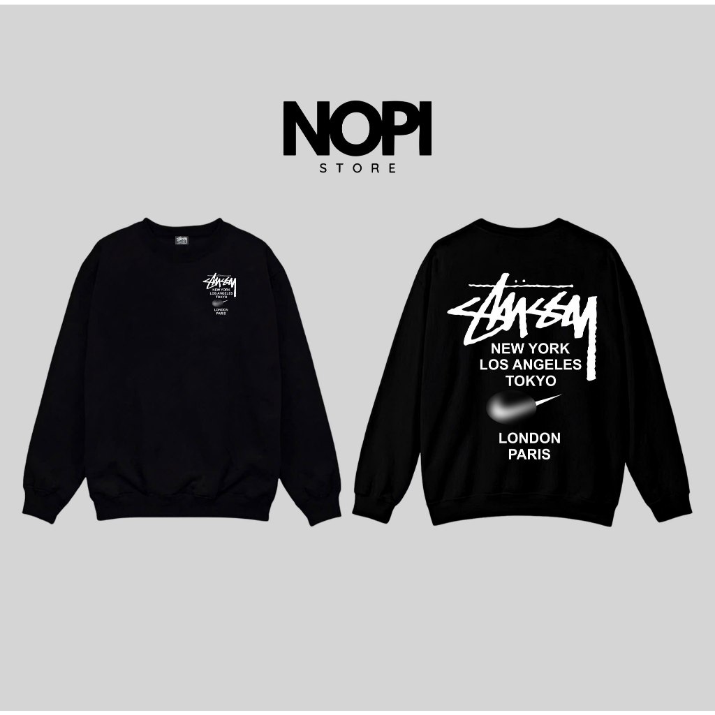 [NHIỀU MẪU] ÁO SWEATER FORM RỘNG NAM NỮ UNISEX CHẤT NỈ BÔNG COTTON 100% CAO CẤP - NOPI STORE