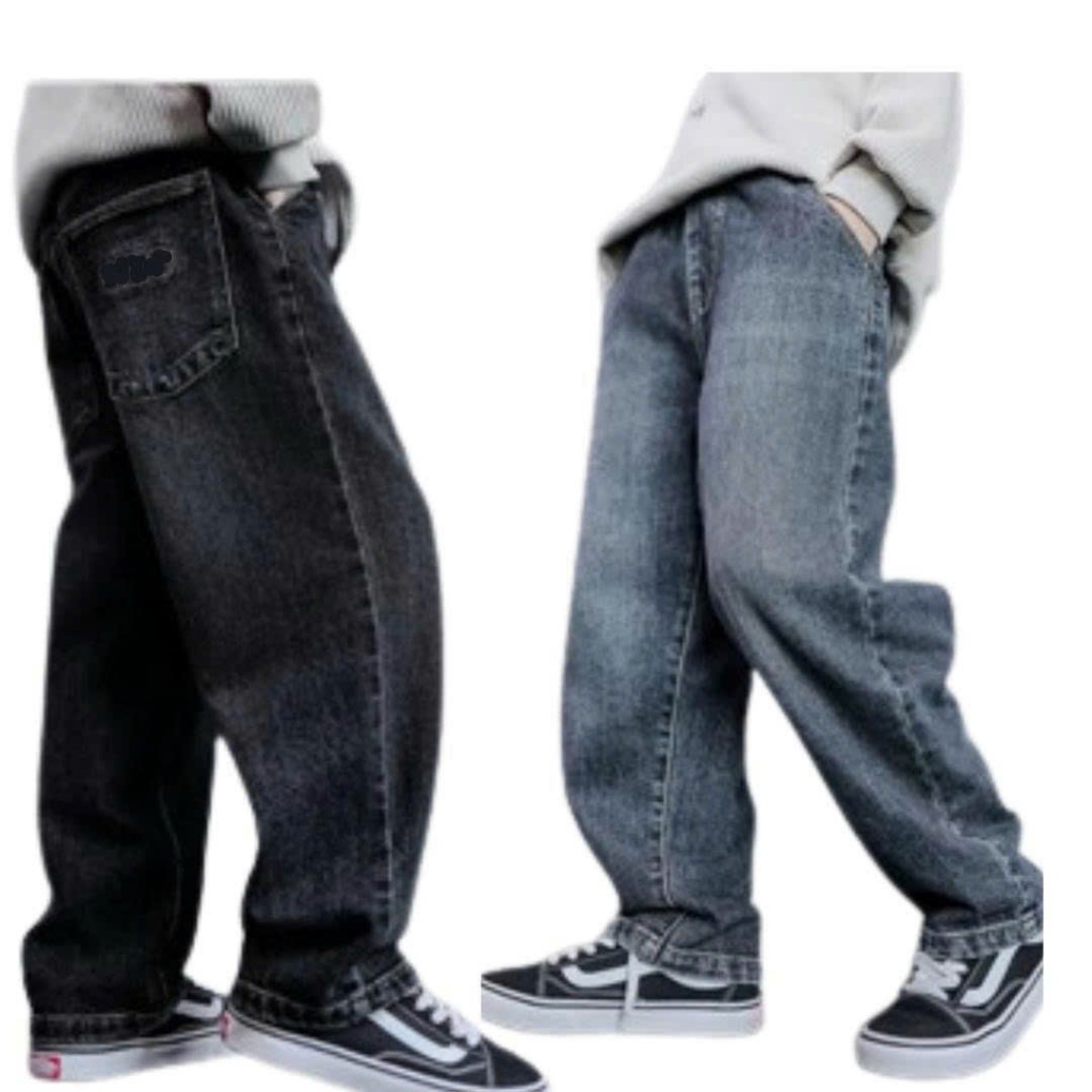  Quần Jean bé trai cao cấp chữ GUON  16- 52kg  J_2025; dáng Baggy form rộng không co dãn 