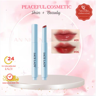 Son Tine Bóng SACE LADY Son bóng Trang điểm môi Lâu Trôi 1cây ( full màu)