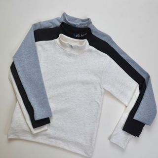 Áo Giữ Nhiệt Bé Trai 8-38Kg (2-9 Tuổi) BL HALO Áo Thun Dài Tay Bé Trai Vải Nhung Tăm 3 Màu Trơn Basic Giữ Nhiệt APD17