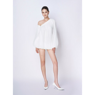 Silingofficial - ÁO BÍ CHÉO VAI TAY BỒNG NỮ SANG TRỌNG - GRACE TOP