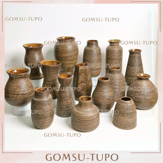  Lọ Hoa Sứ men Nâu Size VỪA  Siêu XINH - Gốm sứ Bát Tràng - Bình Hoa Tràng Trí - Gốm Sứ TUPO 