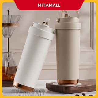 Ly giữ nhiệt khắc tên MITA Elegant 750ml inox 304 lõi tráng sứ cao cấp