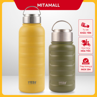Bình giữ nhiệt khắc tên TYESO Larva MITAMALL chất liệu inox 304, kiểu dáng thể thao | TS-8815
