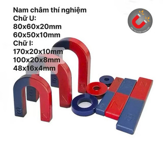 Nam Châm Chữ I chữ U thí nghiệm . Nam châm chia cực Bắc Nam