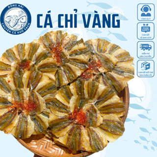  1Kg Khô Cá Chỉ Vàng Loại 1 Xẻ Phơi Tự Nhiên Tẩm Ướp Gia Vị Vừa Ăn Đặc Sản Bạc Liêu-Cà Mau 