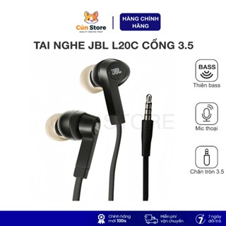 Tai nghe nhét tai JBL L20C cổng 3.5 hàng zin, mới nobox âm bass treble siêu hay | Bảo hành 6 tháng