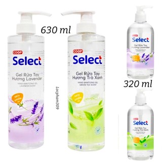 Date xa- Gel rửa tay khô Lavender trà xanh Select 630ml không cần rửa nước sát khuẩn vệ sinh sạch tay gel rua tay kho