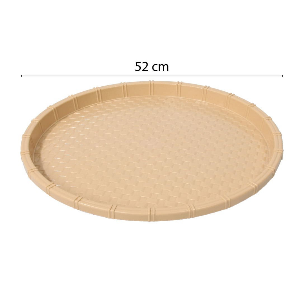 Mẹt bún đại 52cm Song Long 4217 - Mẹt nhựa giả mây tre đan