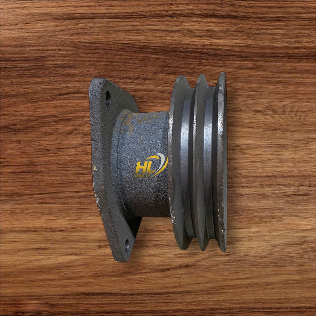 Puly máy nổ 15 CF 18Cm 2 rãnh B cổ ngắn cao 11.8 cổ tam giác Phụ tùng máy cày,máy nổ,máy sát gạo