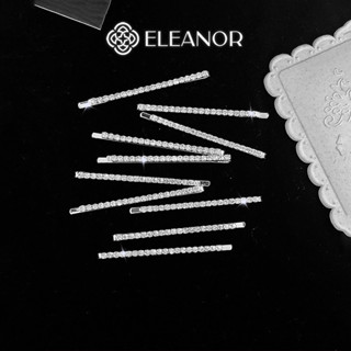 Set kẹp tóc mái nữ Eleanor Accessories đính đá lấp lánh phụ kiện tóc kẹp tăm 9292
