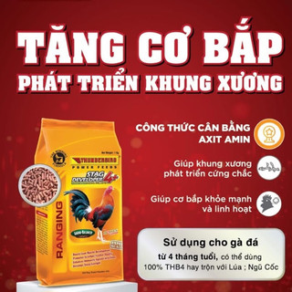 Cám Thunderbird Stag 4+ dành cho gà đá (1kg).