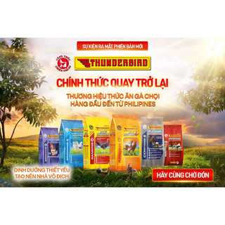 Cám Thunderbird Stag 4+ dành cho gà đá (1kg).