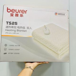 Chăn điện BEURER TS25( Đức ) sưởi ấm , điều chỉnh nhiệt độ