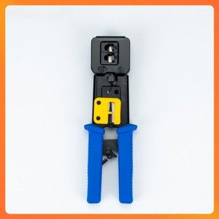 Kìm Bấm Mạng Xuyên Thấu CAT5/CAT6 RJ45 Chuyên Dụng – Tích Hợp Cắt Dây Tự Động