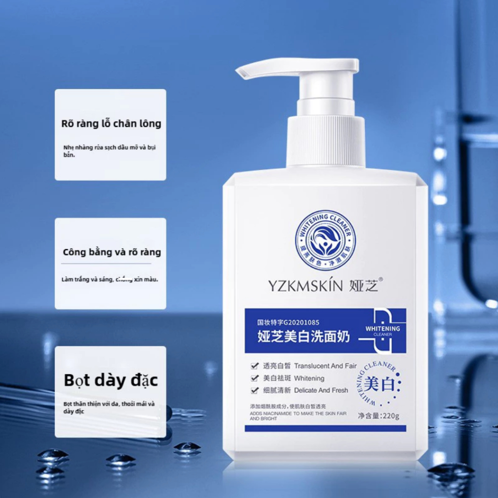 Sữa ong chúa kết hợp tắm và rửa mặt YAZHI HUANAN SANJIN - Giúp se khít lỗ chân lông, sạch mụn bã nhờn, giúp da hồng hào